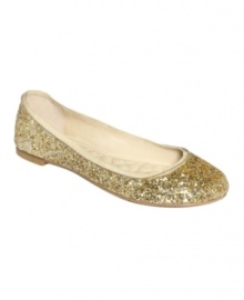 Put some sparkle in your step. Boutique 9's Aldenia ballet flats feature bead detail and gross grain fabric lining.