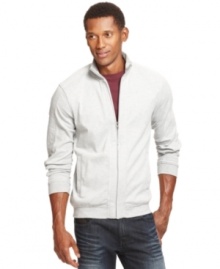 Keep it casual doesn't mean disheveled. Pull your relaxed look together with this slim-fit jacket from Alfani Red.