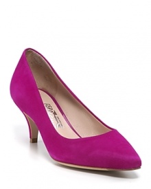 Right on-trend with the season's color-loving ways, these Ferragamo pumps breathe vibrant life into the everyday.