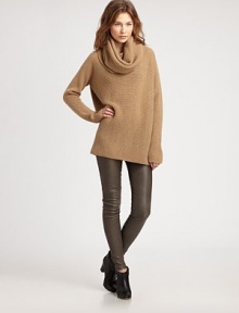 Slightly oversized and styled with a cozy cowlneck, all in a lush blend of wool, alpaca and camel.CowlneckDropped shouldersLong sleevesPullover style50% wool/20% nylon/20% alpaca/10% camelDry cleanImported of Italian fabricModel shown is 5'11 (180cm) wearing US size Small.