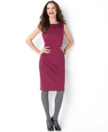 This easy sheath from Charter Club is an all-season staple! Winterize it with tights and a blazer, or wear it with bare legs and pumps as the weather warms up.