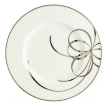 There's no classier canvas for your favorite recipes than the kate spade Belle Boulevard dinnerware collection. Featuring a distinctive platinum band and whimsical bow design on the finest white china, its easy sophistication makes every meal a work of art.