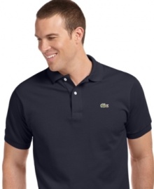 Sport a classic for style that's always in with this polo shirt from Lacoste.