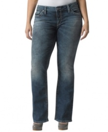 Silver Jeans' bootcut plus size jeans are must-have basics for your casual wear!