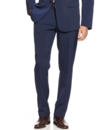 Elevate your look with these dress pants from Calvin Klein.