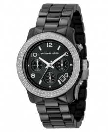 Spark up your style with this glittering watch from Michael Kors.