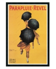 Saving for a rainy day: this vintage print ad by Italian artist Leonetto Cappiello is a work of enduring style. Add haute bohemian charm to your mud room or hallway with the whimsical framed print.