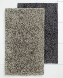 Comfort gets a new look of sophistication with Hotel Collection's Twisted bath rug, featuring soft, thirsty twists of pure cotton and a secure non-skid backing.