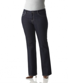 Calvin Klein Jeans easy-fitting plus size style is perfect for going out or hanging out. (Clearance)