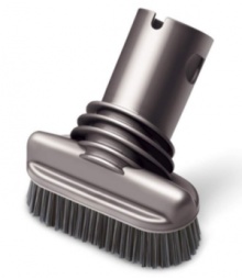 Ground-in dirt doesn't have a chance. Maximize the already incredible cleaning power of your Dyson vacuum with this specialized stiff bristle brush attachment. Combining powerful suction with stiff, coarse bristles, it's perfect for stubborn dirt that refuses to come up. One-year warranty.