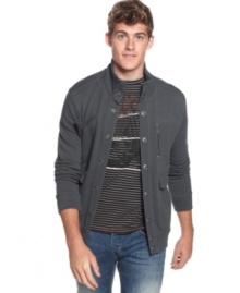 This shirt from Kenneth Cole Reaction give you a layered look perfect for your cool casual style.