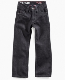 Get your rock star ready for his adoring fans in a Revolution Denim jeans from Tommy Hilfiger.