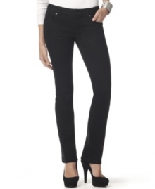 INC's skinnies just got even better! The rich black wash makes them a perfect stand-in for pants or leggings.