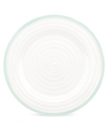 Distinctly ribbed Sophie Conran dinnerware sets your table with the charm of traditional hand-thrown pottery, but the durability of contemporary Portmeirion porcelain. Mix the banded Carnivale dinner plate with solid celadon pieces.