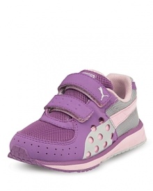 Lightweight, durable and with plenty of cushioning, it will keep your little runner going strong all day long.