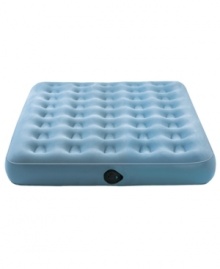 It's like a dream come true. This AeroBed inflatable mattress is ready in seconds and features a comfy coil construction that adds extra support and emulates the feel of a real mattress. Two-year limited warranty. Model 07611.