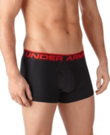 Shorten your style without sacrificing performance with these boxer briefs from Under Armour®.