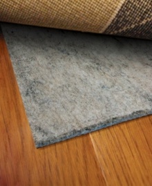 Stop your rug from slipping! No matter where you want to place your area rug, this reversible rug pad easily flips for use on either hard or soft surfaces with its dual-sided construction. Its thickness also works on uneven surfaces, like tile or concrete, to keep your rug even and firmly held in its place.