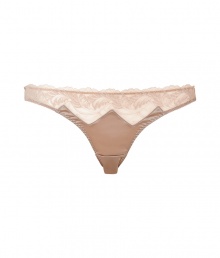 Bring luxe appeal to your everyday with these ultra-stylish briefs from It Brit designer Stella McCartney - Lace-detailed waistband, silk with stitching details, vintage-inspired - Perfect under any outfit or paired with a camisole for stylish lounging