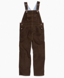 A cute pair of overalls is a kid's closet requirement, and this Tommy Hilfiger pair is a perfect pick.