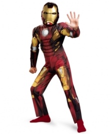 He can go from Tony Starks to Iron Man with this intricate costume that will give him a high-tech dress-up look.