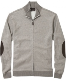 Add appeal to any outfit with this houndstooth cardigan from Tasso Elba.