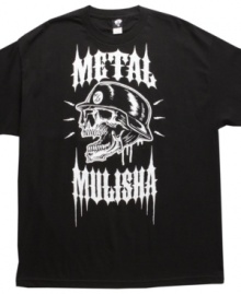 An edgy graphic gives this Metal Mulisha tee the right punch of rebel-rebel style.