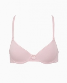 A stretchy demi bra with supportive underwire to ensure comfort all day.