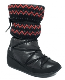 Lacoste's Arbonne Ski Knit 5 cold weather boots are just as cozy and comfy as they look.