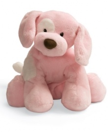 This cuddly little guy barks when you squeeze him! A super-soft Gund® dog that makes snuggling so much fun!