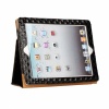 Diamond Pattern PU Leather Case for iPad 2 Black. Christmas Shopping, 4% off plus free Christmas Stocking and Christmas Hat!