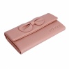 Stylish Bowknot Style Women Long Purse Wallet Pink. Christmas Shopping, 4% off plus free Christmas Stocking and Christmas Hat!