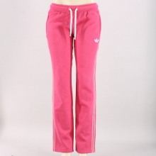 Let the women's adidas Originals College Fleece Track Pants take centre stage in your casual wear. These pants are made with cozy fleece and feature a unique sailor cord waist. 54% Cotton, 46% Polyester Fleece. Machine wash. Imported.