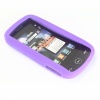 Silicone Case for LG Sentio Gs505 Purple. Christmas Shopping, 4% off plus free Christmas Stocking and Christmas Hat!