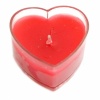 Handcraft Heart Shape Candle Red. Christmas Shopping, 4% off plus free Christmas Stocking and Christmas Hat!