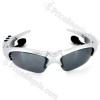 Stylish USB Rechargeable Sunglasses MP3 Player with Built-in 2GB Memory (Silver)