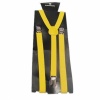 Clip-on Braces Elastic Y-back Suspenders Yellow. Christmas Shopping, 4% off plus free Christmas Stocking and Christmas Hat!