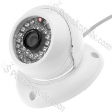 - Image Sensor: 1/4 SHARP - System: NTSC / PAL - Horizontal Definition: 420TVL - Lens: 3.6mm - LED: 36PCS - Video out: AV- Minimum Illumination: 0.01LUX - IR Range: 15-20m