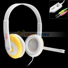 ? Basic Specification Product Name Headset Model KT-5300MV Impedance 32 Sensitivity 99dB Frequency Range 20Hz-22.000Hz Ear Pad Diameter 80mm Cable Length 2.5m Hook Material Plastic Plug Type 3.5mm Microphone Yes Volume Control Yes Features - Ear hook provides a non-slip grip. and is adjustable and comfortable to wear - The earphone pad of this Headset is soft and pleasing when wearing. removable and replaceable - The Adjustable Headset with good technology reduces noise and offer your perfect sound - Easy to use. just plug it into the 3.5mm jack of your equipments and it'll work - You can adjust the volume through the voice controller - Designed with microphone. convenient for voice chat online - Great for music listening and on line chatting. like MSN. Skype etc Package Included 1 x Headset with Microphone ?