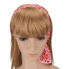 Comfortable and Beautiful Red Leopard Headband. Christmas Shopping, 4% off plus free Christmas Stocking and Christmas Hat!