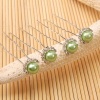 20pcs Charming Pearl Hair Pins Green. Christmas Shopping, 4% off plus free Christmas Stocking and Christmas Hat!