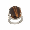 Elegant Tiger Eye Stone Ring Size 8.5. Christmas Shopping, 4% off plus free Christmas Stocking and Christmas Hat!