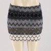 Keep it classy with this printed mini skirt from Milkyway.