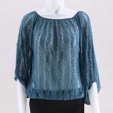 Poof Etta Gausy Peasant Top