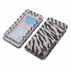 Zebra Bling Crystal for Motorola A855. Christmas Shopping, 4% off plus free Christmas Stocking and Christmas Hat!