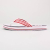 Spend your summer by the sea in these lightweight women's thong flip flops. This style boasts bright colors and a comfortable webbed textile strap. Imported.