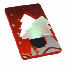 Mini Portable Christmas Tree Folding LED Card Light Green Light. Christmas Shopping, 4% off plus free Christmas Stocking and Christmas Hat!