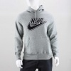 The Nike HBR Brushed Men's Hoodie is built to deliver comfort and style in cooler temps with a super-soft interior and bold details front and center. 79% cotton, 21% polyester. Machine wash. Imported.