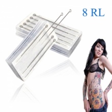 100pcs Professional Sterilized Round Liner Tattoo Needles 8RL. Christmas Shopping, 4% off plus free Christmas Stocking and Christmas Hat!