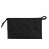 Popular Rhombic Zipper Makeup Cosmetic Travel Bag Black. Christmas Shopping, 4% off plus free Christmas Stocking and Christmas Hat!